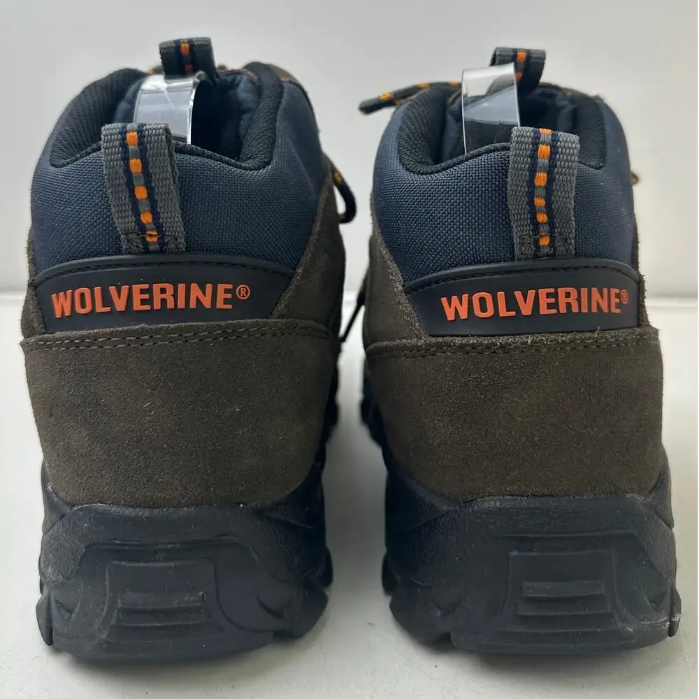 Wolverine Brighton Pewter/Navy Steel Toe Hiker Work Boots Men's Sz 9